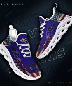 Baltimore Ravens Yezy Running Sneakers BG806