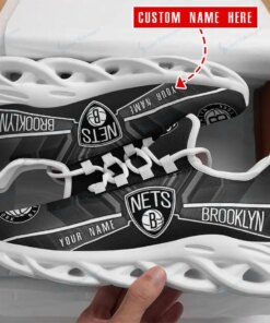 Brooklyn Nets Personalized Yezy Running Sneakers BG164