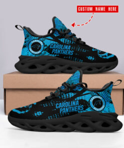 Carolina Panthers Personalized Yezy Running Sneakers BB211