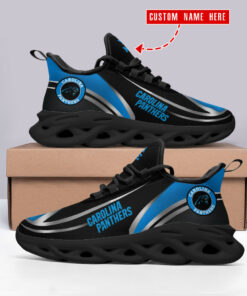 Carolina Panthers Personalized Yezy Running Sneakers BB301