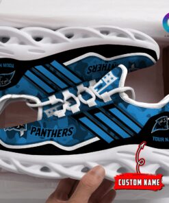 Carolina Panthers Personalized Yezy Running Sneakers BG329