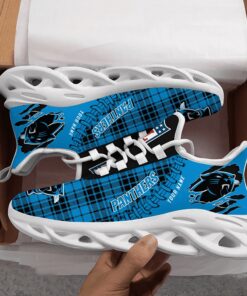 Carolina Panthers Personalized Yezy Running Sneakers SPD279