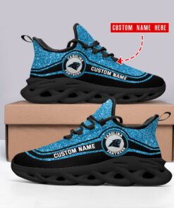 Carolina Panthers Personalized Yezy Running Sneakers SPD351