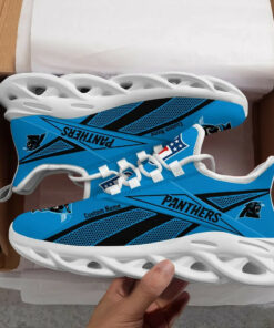 Carolina Panthers Personalized Yezy Running Sneakers SPD517