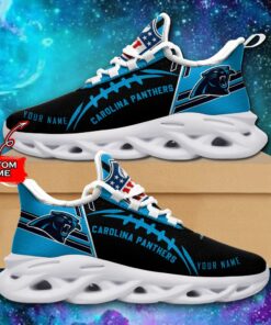 Carolina Panthers Personalized Yezy Running Sneakers SPD723