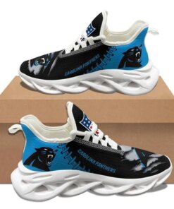 Carolina Panthers Sneakers 3D Max Soul Shoes