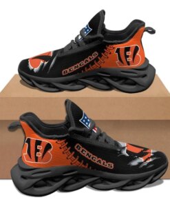 Cincinnati Bengals Sneakers 3D Max Soul Shoes