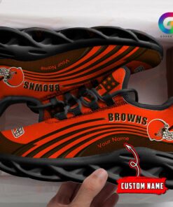 Cleveland Browns Personalized Yezy Running Sneakers 165