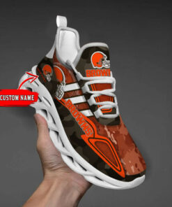 Cleveland Browns Personalized Yezy Running Sneakers BB239