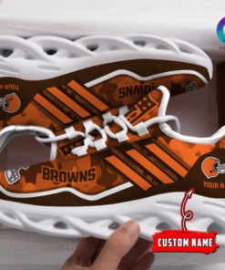 Cleveland Browns Personalized Yezy Running Sneakers BG325