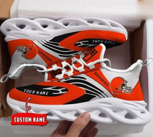 Cleveland Browns Personalized Yezy Running Sneakers BG54