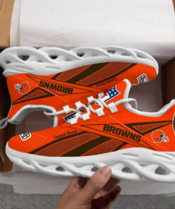 Cleveland Browns Personalized Yezy Running Sneakers SPD520