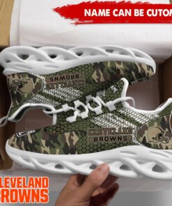 Cleveland Browns Personalized Yezy Running Sneakers SPD597