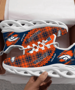 Denver Broncos Personalized Yezy Running Sneakers SPD284