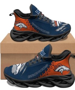 Denver Broncos Sneakers 3D Yezy Running Shoes