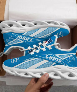 Detroit Lions Personalized Yezy Running Sneakers SPD523