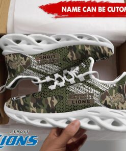 Detroit Lions Personalized Yezy Running Sneakers SPD600