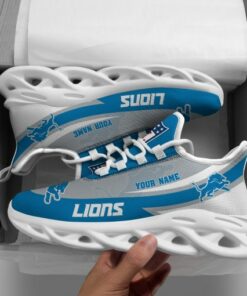 Detroit Lions Personalized Yezy Running Sneakers SPDMS794