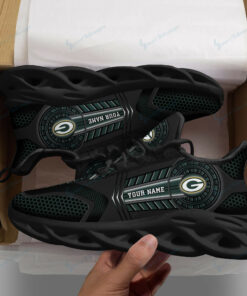 Green Bay Packers Personalized Running Sneakers SPD181