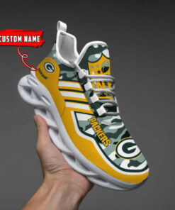 Green Bay Packers Personalized Yezy Running Sneakers BG216