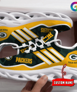 Green Bay Packers Personalized Yezy Running Sneakers BG321