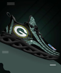 Green Bay Packers Personalized Yezy Running Sneakers BG864