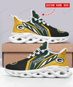 Green Bay Packers Personalized Yezy Running Sneakers SPD119