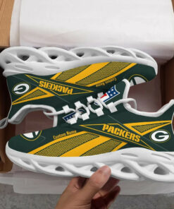 Green Bay Packers Personalized Yezy Running Sneakers SPD524