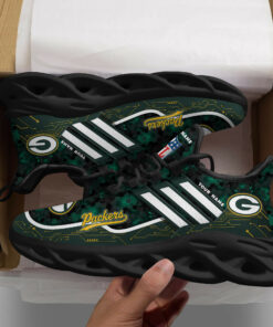 Green Bay Packers Personalized Yezy Running Sneakers SPD650