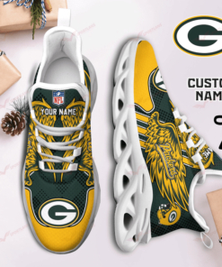 Green Bay Packers Personalized Yezy Running Sneakers SPD695