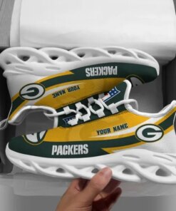 Green Bay Packers Personalized Yezy Running Sneakers SPDMS795