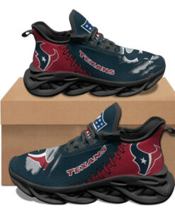 Houston Texans Sneakers 3D Max Soul Shoes