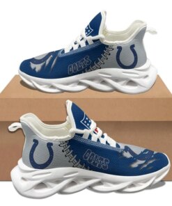 Indianapolis Colts Sneakers 3D Max Soul Shoes