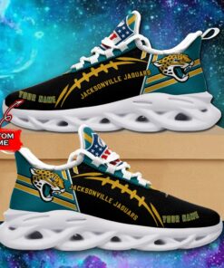 Jacksonville Jaguars Personalized Yezy Running Sneakers SPD733