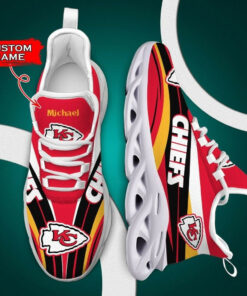 Kansas City Chiefs Max Soul Clunky Sneakers Shoes Luxury NFL Custom name