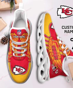 Kansas City Chiefs Personalized Yezy Running Sneakers SPD699