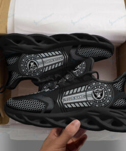 Las Vegas Raiders Personalized Running Sneakers SPD186