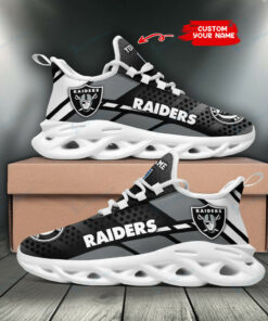 Las Vegas Raiders Personalized Running Sneakers SPD204