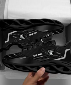 Las Vegas Raiders Personalized Yezy Running Sneakers