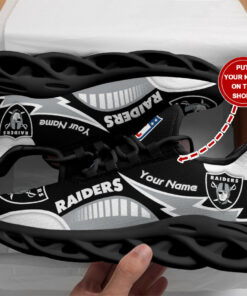 Las Vegas Raiders Personalized Yezy Running Sneakers BG243