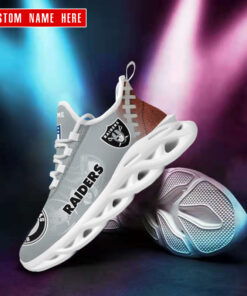 Las Vegas Raiders Personalized Yezy Running Sneakers SPDMS783