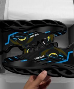 Los Angeles Chargers Personalized Yezy Running Sneakers