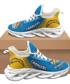 Los Angeles Chargers Sneakers 3D Max Soul Shoes