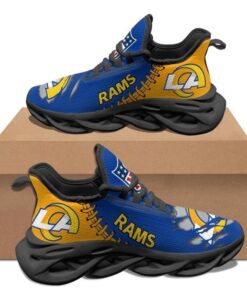 Los Angeles Rams Sneakers 3D Max Soul Shoes