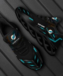 Miami Dolphins Personalized Yezy Running Sneakers