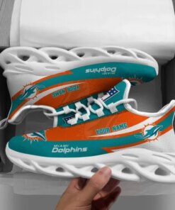 Miami Dolphins Personalized Yezy Running Sneakers SPDMS803