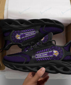 Minnesota Vikings Personalized Running Sneakers SPD190