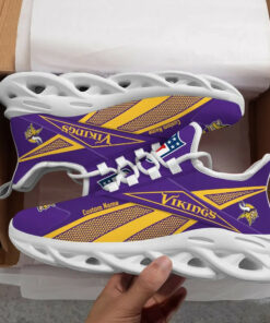 Minnesota Vikings Personalized Yezy Running Sneakers SPD533