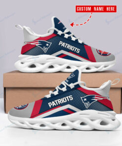 New England Patriots Personalized Yezy Running Sneakers SPD53