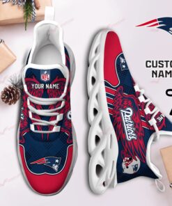 New England Patriots Personalized Yezy Running Sneakers SPD705